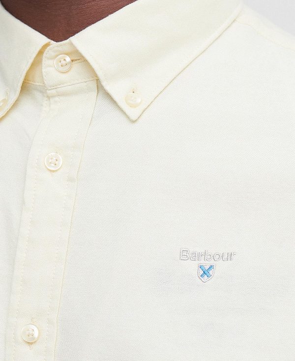 Barbour Oxford Tailored Long-sleeved Shirt λεμόνι | BABO87697