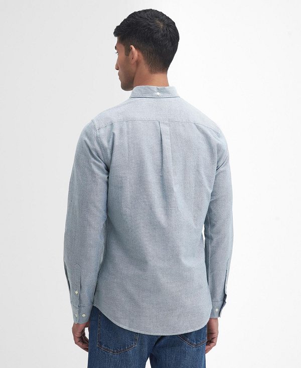 Barbour Oxford Tailored Long-sleeved Shirt πρασινο | BABO87885