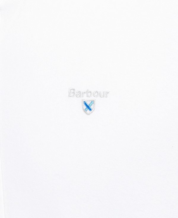 Barbour Oxford Tailored Long-sleeved Striped Shirt ασπρα | BABO87652