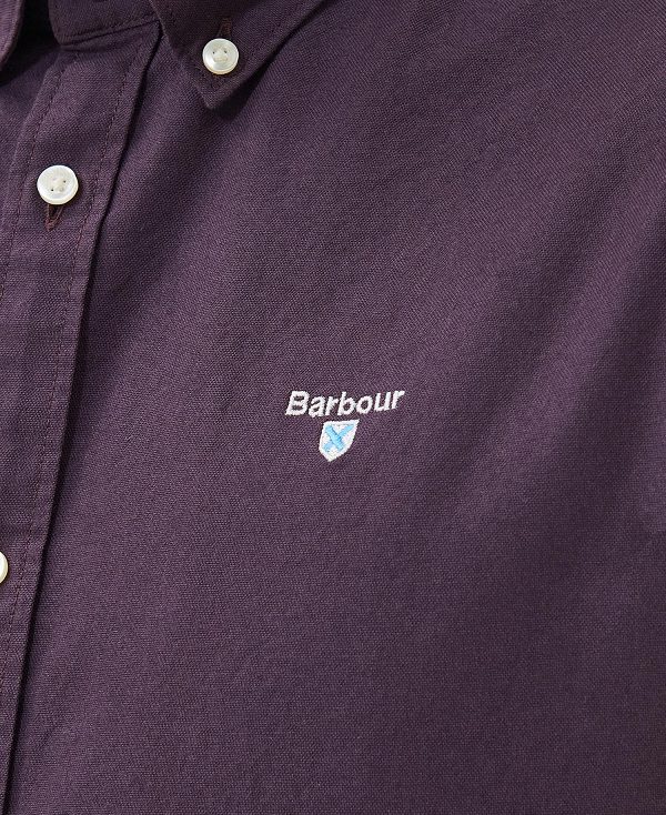 Barbour Oxford Tailored Shirt μωβ | BABO87884