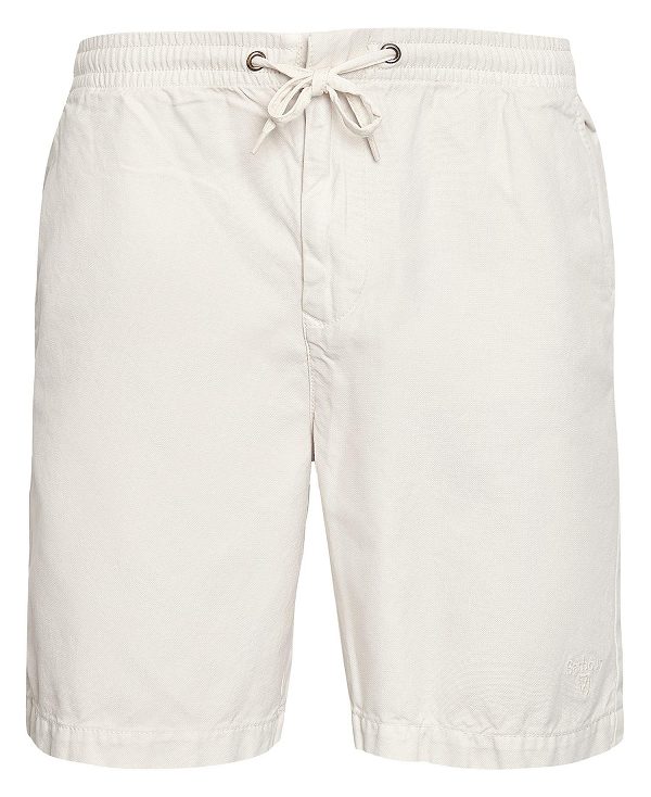 Barbour Oxtown Drawcord Shorts ασπρα | BABO88780
