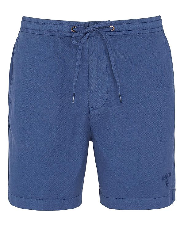 Barbour Oxtown Drawcord Shorts σκούρο μπλε | BABO88779
