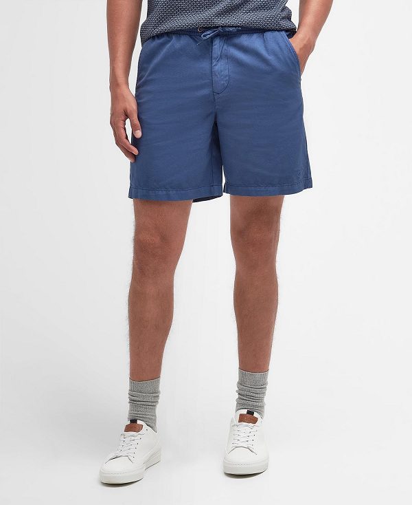 Barbour Oxtown Drawcord Shorts σκούρο μπλε | BABO88779