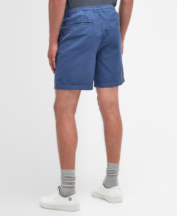 Barbour Oxtown Drawcord Shorts σκούρο μπλε | BABO88779