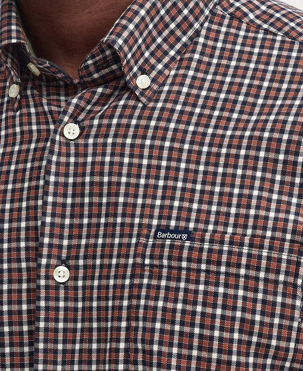 Barbour Padshaw Tailored Long-sleeved Shirt σκουρο μπλε | BABO87818