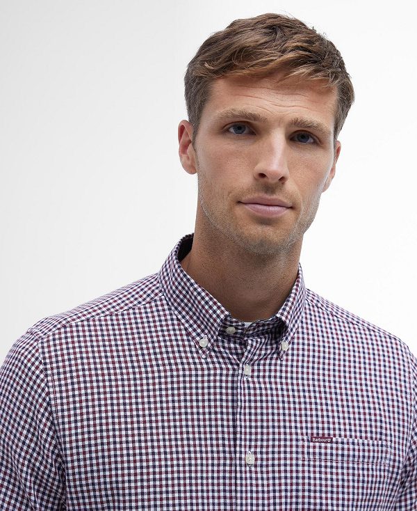 Barbour Padshaw Tailored Shirt κοκκινα | BABO87817