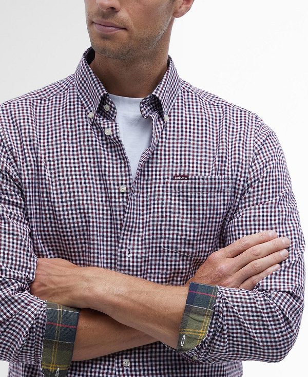 Barbour Padshaw Tailored Shirt κοκκινα | BABO87817