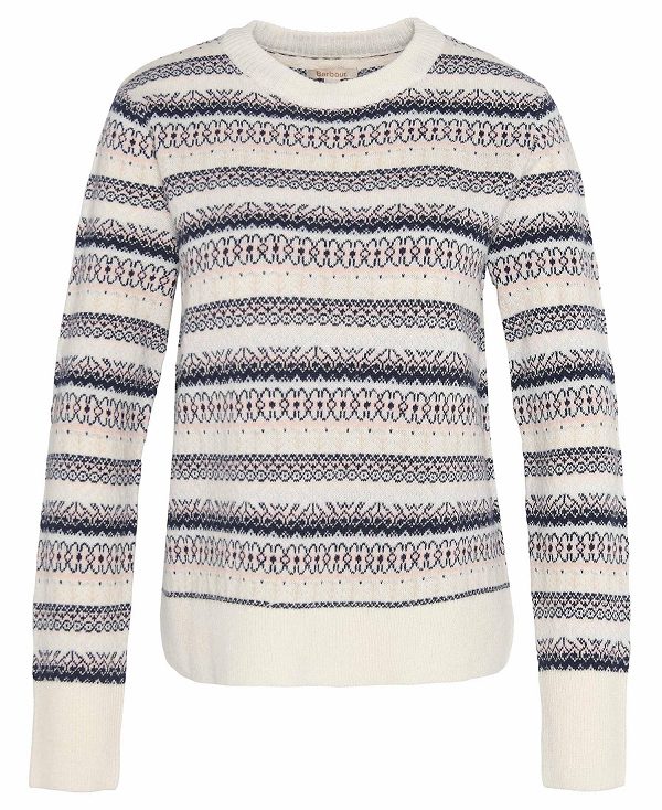 Barbour Peak Striped Crew Neck Jumper Πολύχρωμο | BABO89764