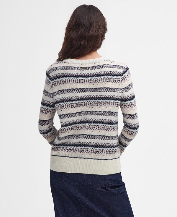 Barbour Peak Striped Crew Neck Jumper Πολύχρωμο | BABO89764