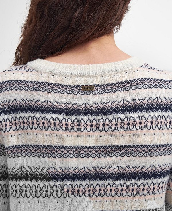 Barbour Peak Striped Crew Neck Jumper Πολύχρωμο | BABO89764