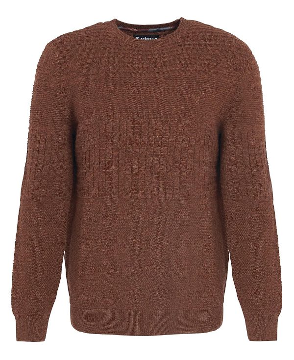 Barbour Pegswood Knitted Jumper καφε | BABO88600