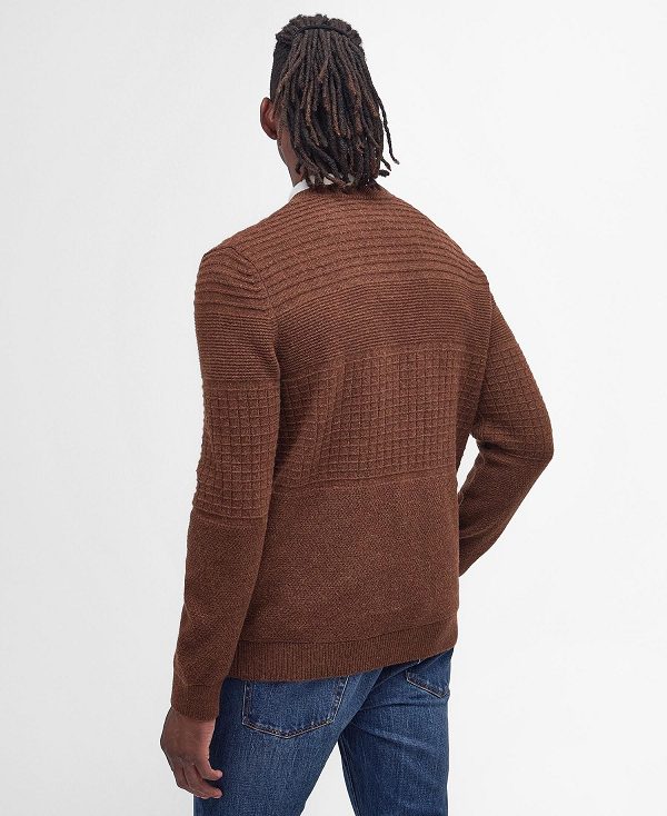 Barbour Pegswood Knitted Jumper καφε | BABO88600