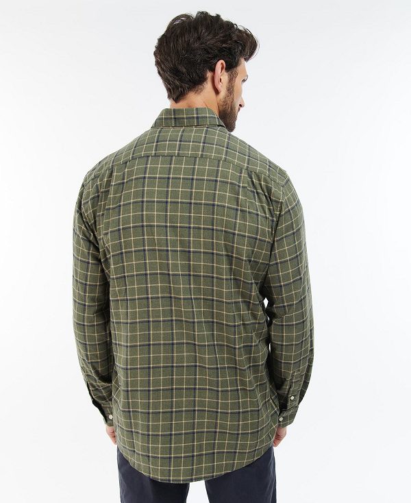 Barbour Pelton Shirt Ελιά | BABO87930