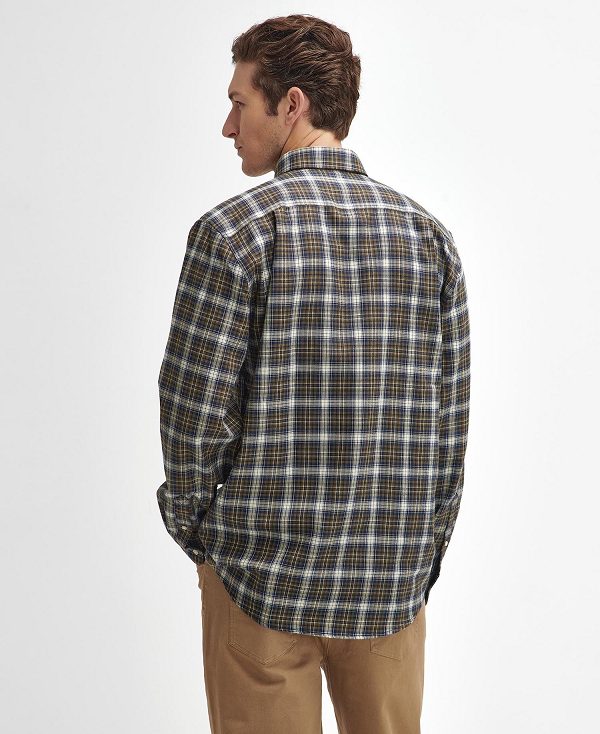 Barbour Penrice Regular Long-sleeved Shirt σκουρο μπλε | BABO87890