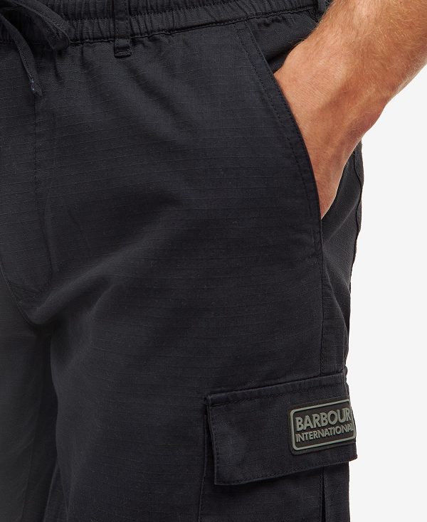 Barbour Penton Cargo Trousers μαυρα | BABO88737