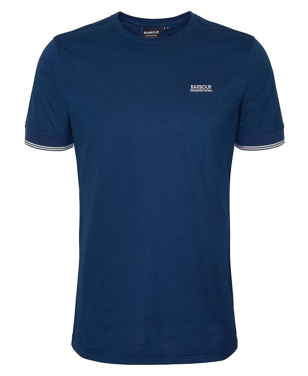 Barbour Philip Tipped T-shirt κοραλι | BABO88303