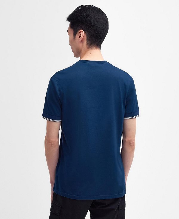 Barbour Philip Tipped T-shirt κοραλι | BABO88303