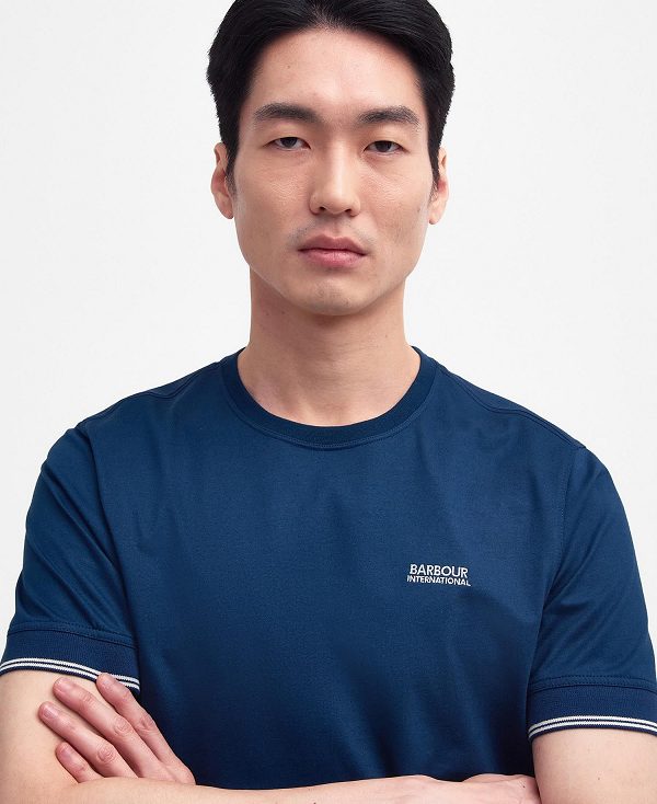Barbour Philip Tipped T-shirt κοραλι | BABO88303