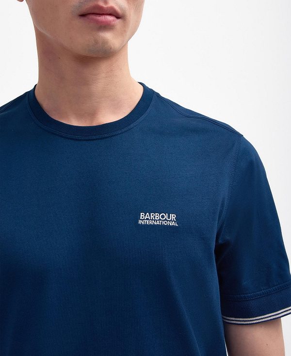 Barbour Philip Tipped T-shirt κοραλι | BABO88303