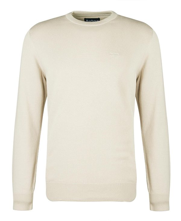 Barbour Pima Cotton Crew Neck Jumper σκουρο μπλε | BABO88499