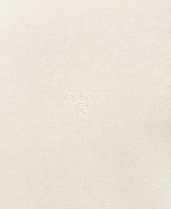 Barbour Pima Cotton Crew Neck Jumper σκουρο μπλε | BABO88499