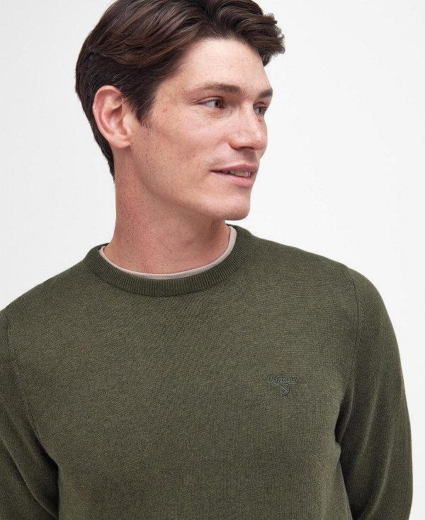Barbour Pima Cotton Knitted Jumper πρασινο | BABO88596
