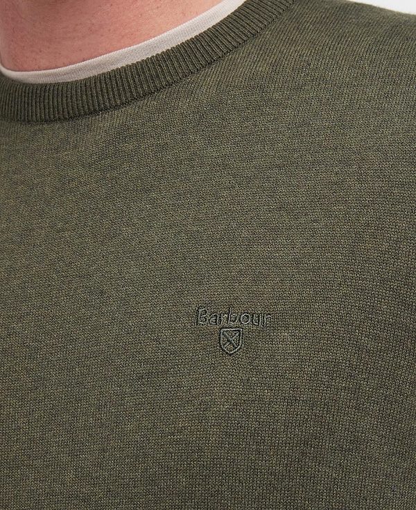 Barbour Pima Cotton Knitted Jumper πρασινο | BABO88596