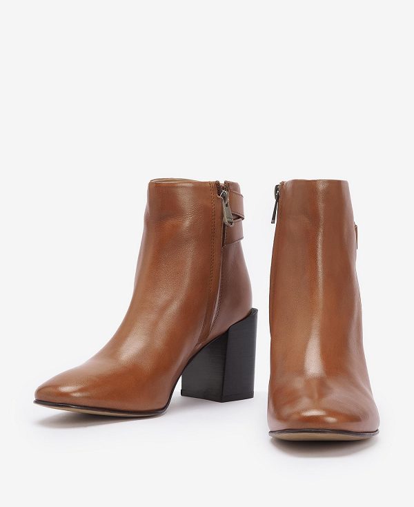 Barbour Piper Heeled Ankle Boots καφε | BABO89884