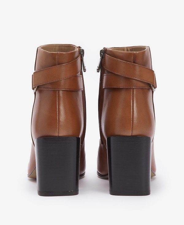 Barbour Piper Heeled Ankle Boots καφε | BABO89884