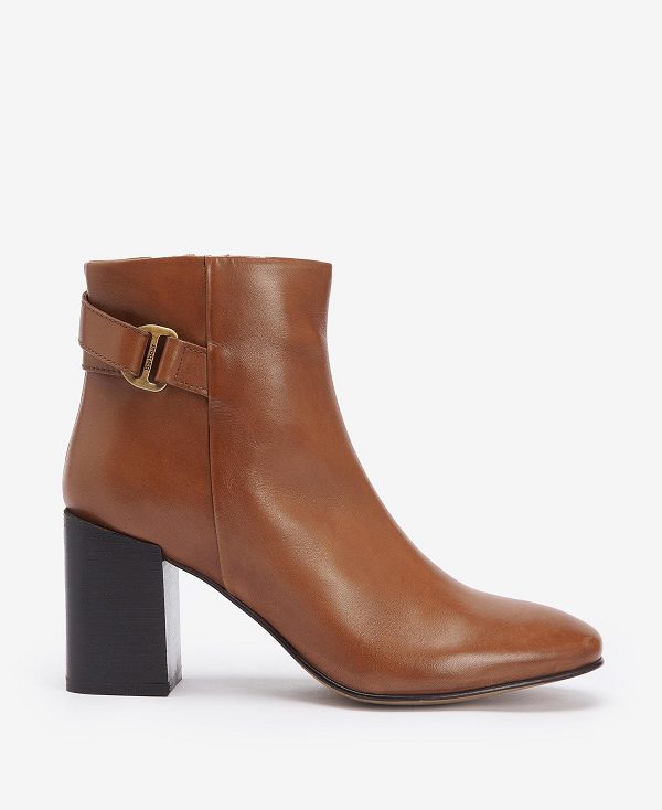 Barbour Piper Heeled Ankle Boots καφε | BABO89884