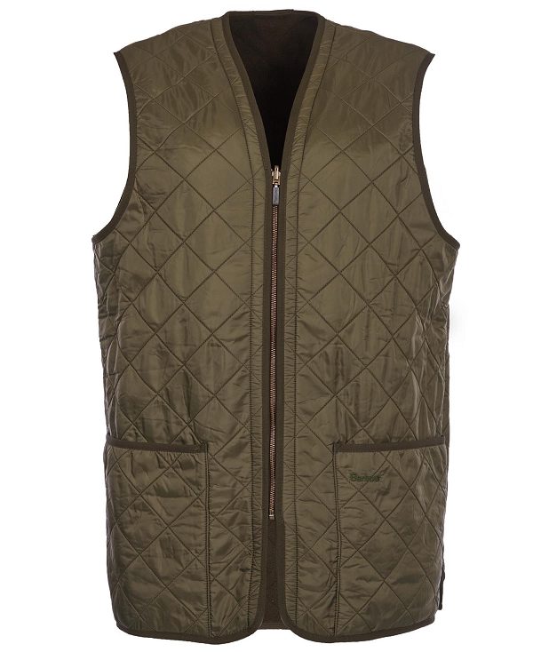 Barbour Polarquilt Zip-in Liner Ελιά | BABO87517