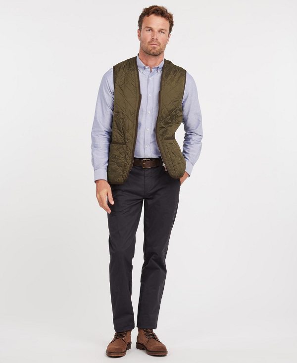 Barbour Polarquilt Zip-in Liner Ελιά | BABO87517