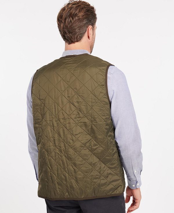 Barbour Polarquilt Zip-in Liner Ελιά | BABO87517