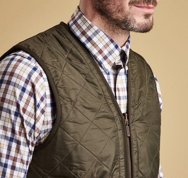 Barbour Polarquilt Zip-in Liner Ελιά | BABO87517