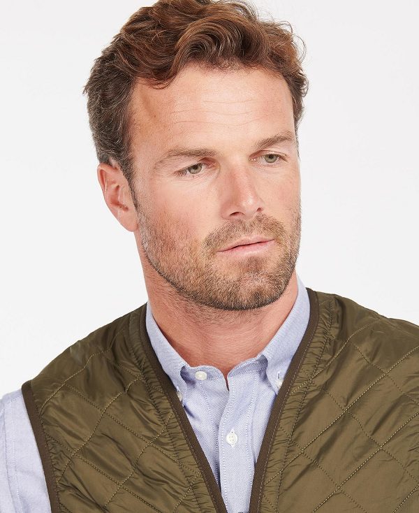 Barbour Polarquilt Zip-in Liner Ελιά | BABO87517