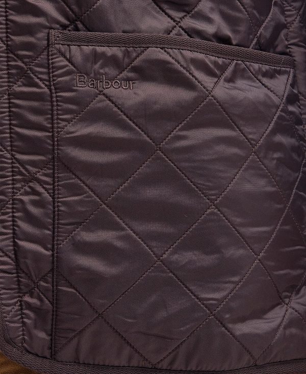 Barbour Polarquilt Zip-in Liner σκούρο καφε | BABO87509