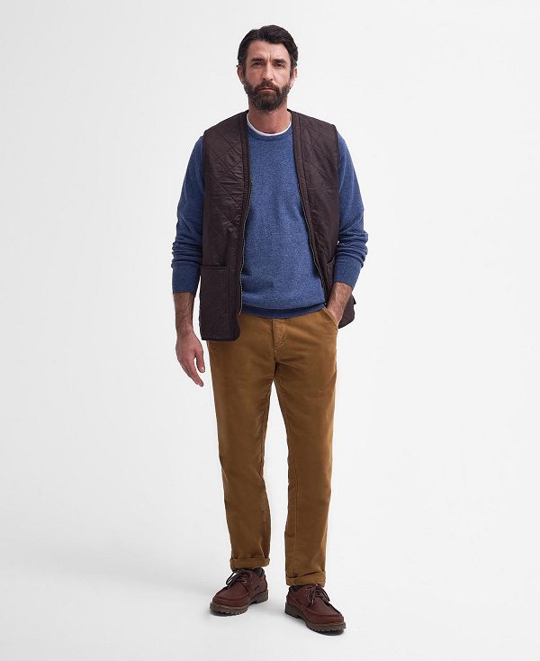 Barbour Polarquilt Zip-in Liner σκούρο καφε | BABO87509