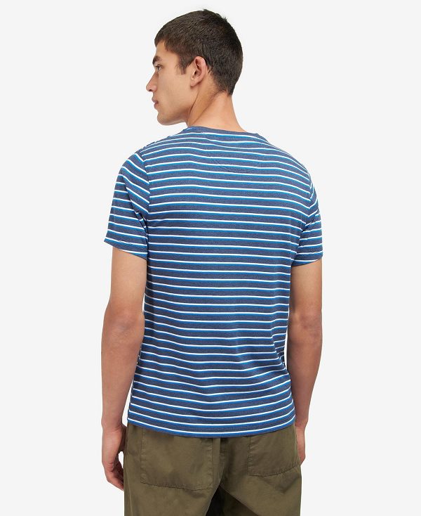 Barbour Ponte Striped T-shirt γκρι | BABO88375