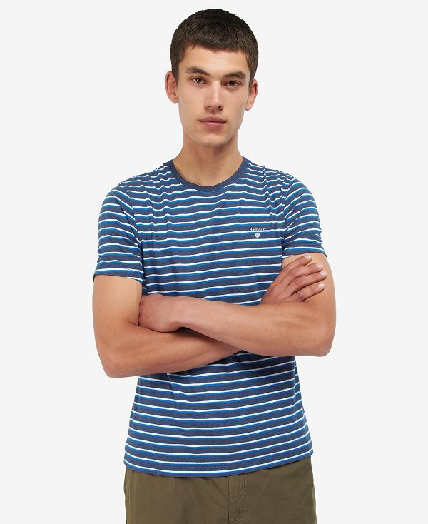 Barbour Ponte Striped T-shirt γκρι | BABO88375