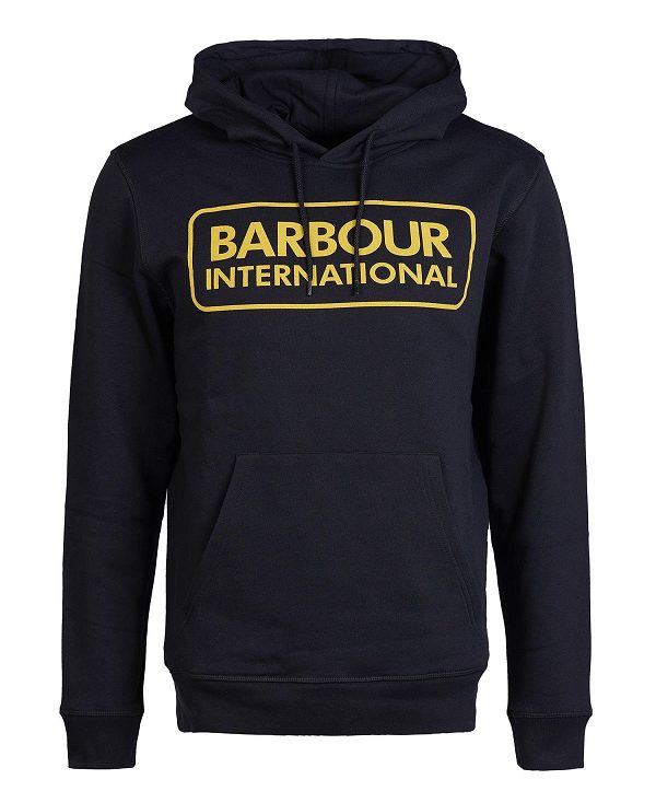 Barbour Pop Over Hoodie μαυρα | BABO88436