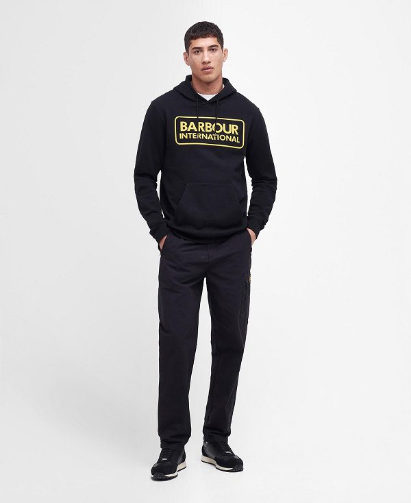 Barbour Pop Over Hoodie μαυρα | BABO88436