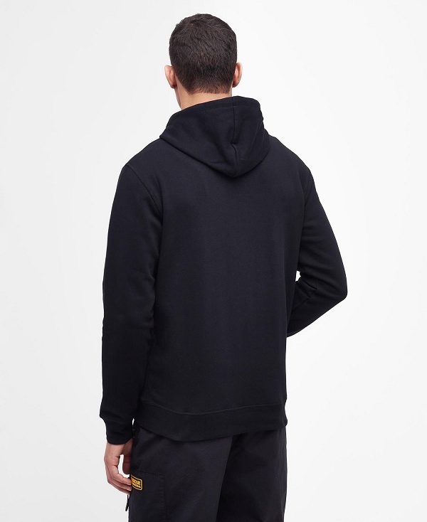 Barbour Pop Over Hoodie μαυρα | BABO88436