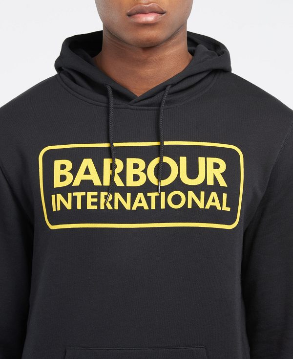Barbour Pop Over Hoodie μαυρα | BABO88436