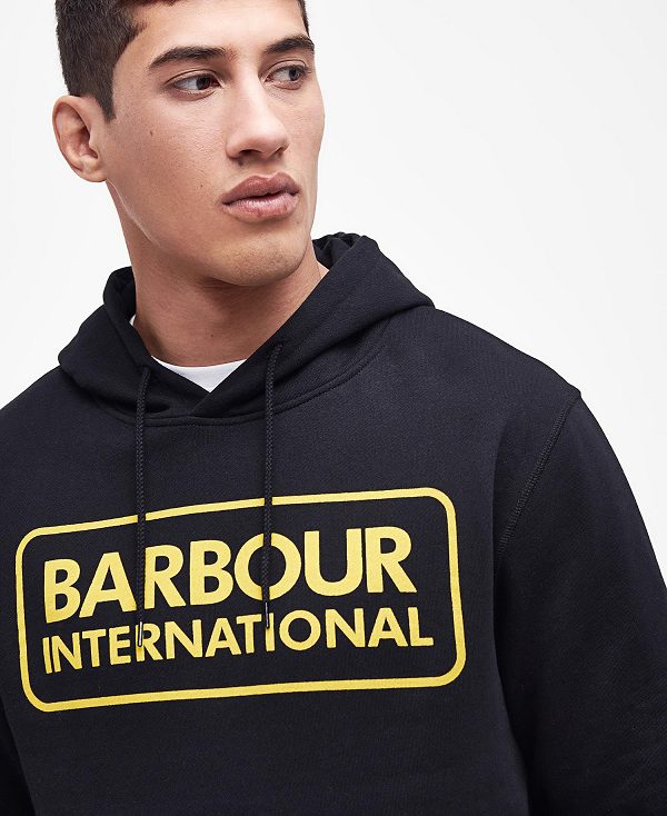 Barbour Pop Over Hoodie μαυρα | BABO88436
