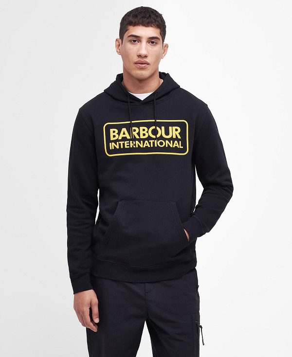 Barbour Pop Over Hoodie μαυρα | BABO88436