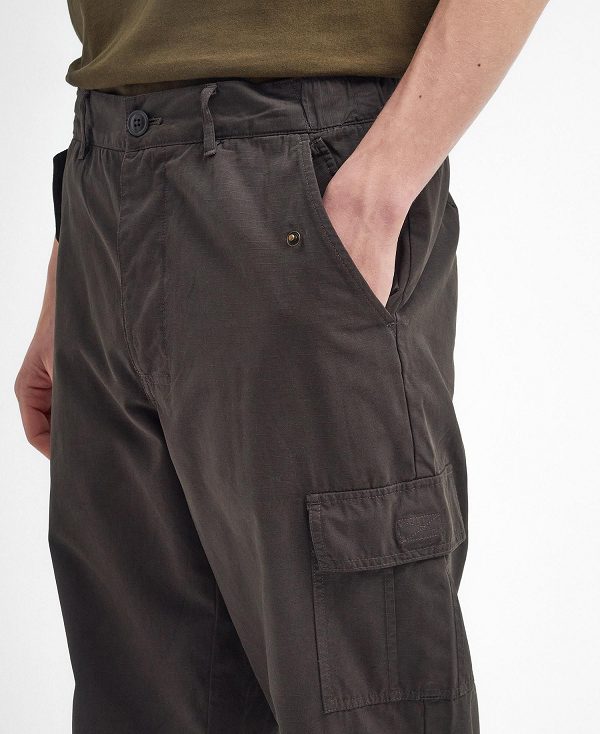 Barbour Portland Ripstop Cargo Trousers μαυρα | BABO88834