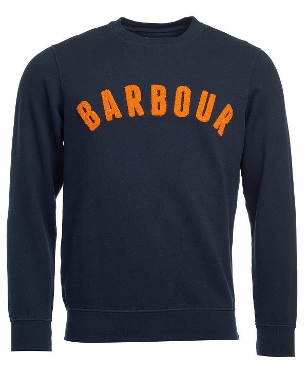 Barbour Prep Logo Sweatshirt σκουρο μπλε | BABO88684