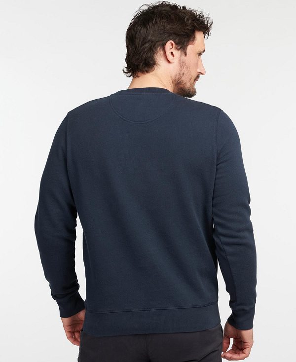 Barbour Prep Logo Sweatshirt σκουρο μπλε | BABO88684