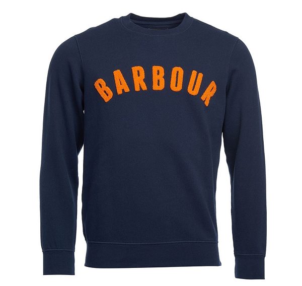 Barbour Prep Logo Sweatshirt σκουρο μπλε | BABO88684