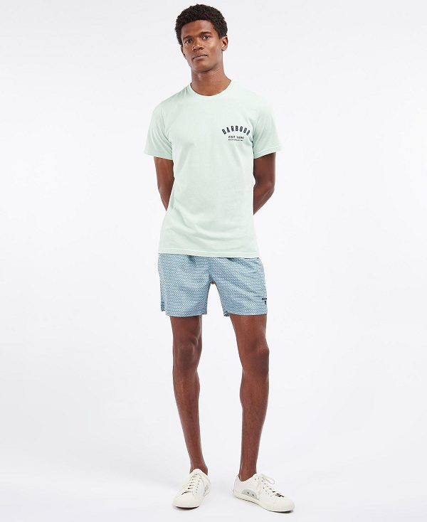 Barbour Preppy T-shirt μεντα | BABO88261